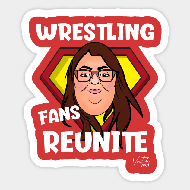 WweBritGirl Wrestling Fans Reunite Sticker by WweBritGirl